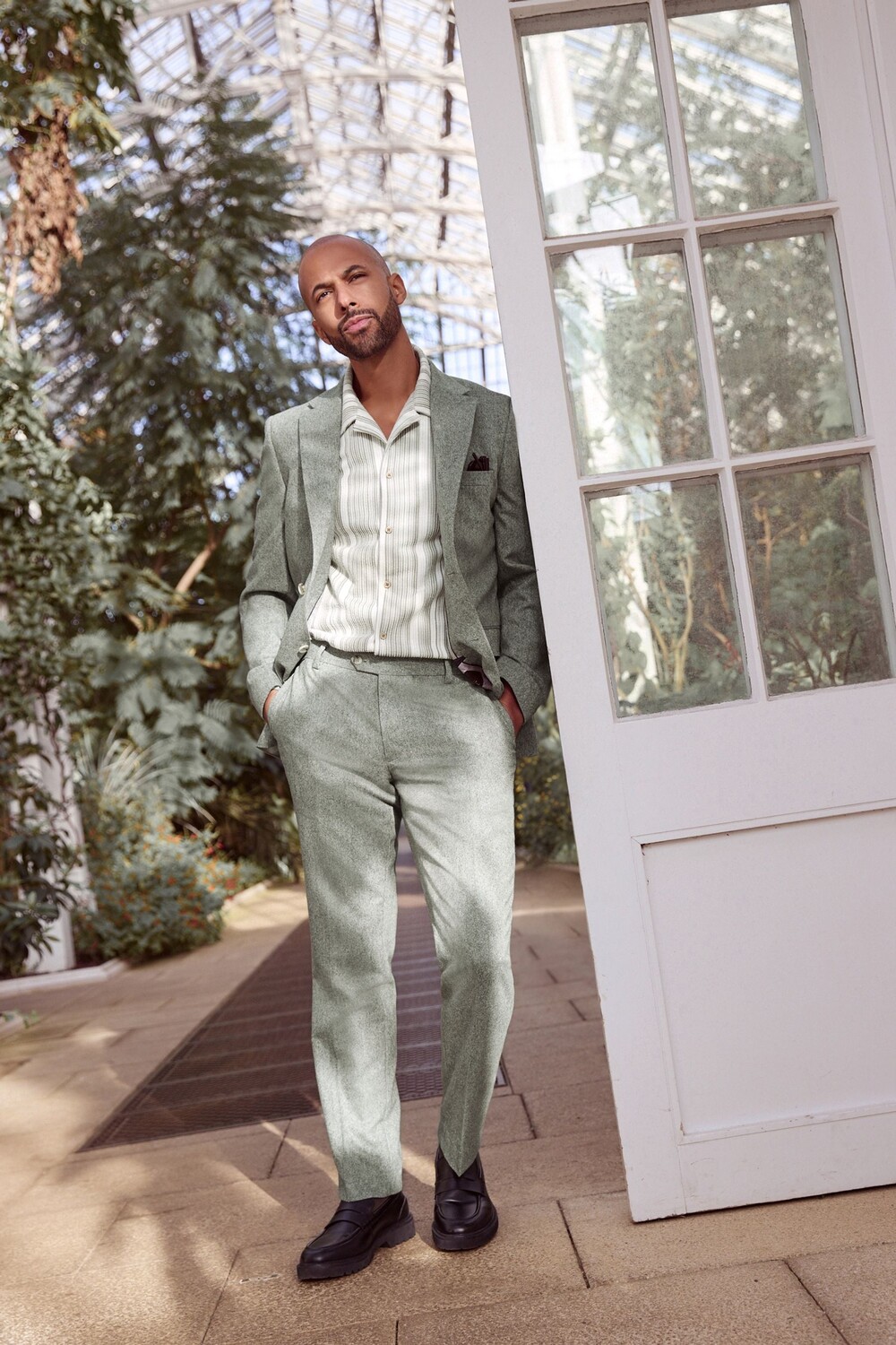 Костюм индивидуального кроя nova fides из итальянской смесовой шерсти: брюки Next, зеленый
Костюм индивидуального кроя nova fides из итальянской смесовой шерсти: брюки Next, зеленый