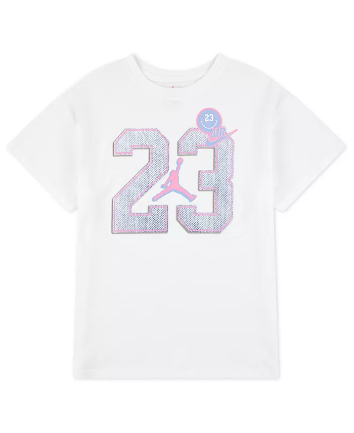 Футболка с принтом "Big Girls Blue Jeans and Bling" Jordan, белый
Футболка с принтом "Big Girls Blue Jeans and Bling" Jordan, белый