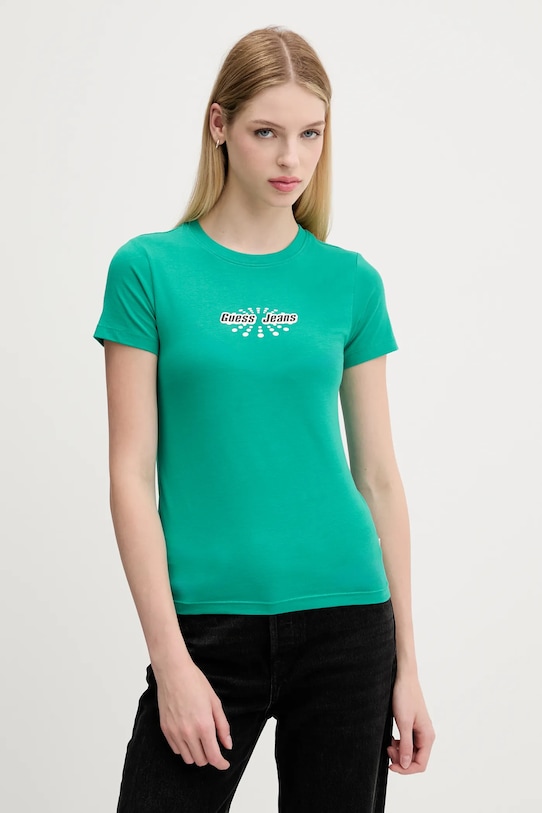 Футболка Guess Jeans, зеленый
Футболка Guess Jeans, зеленый