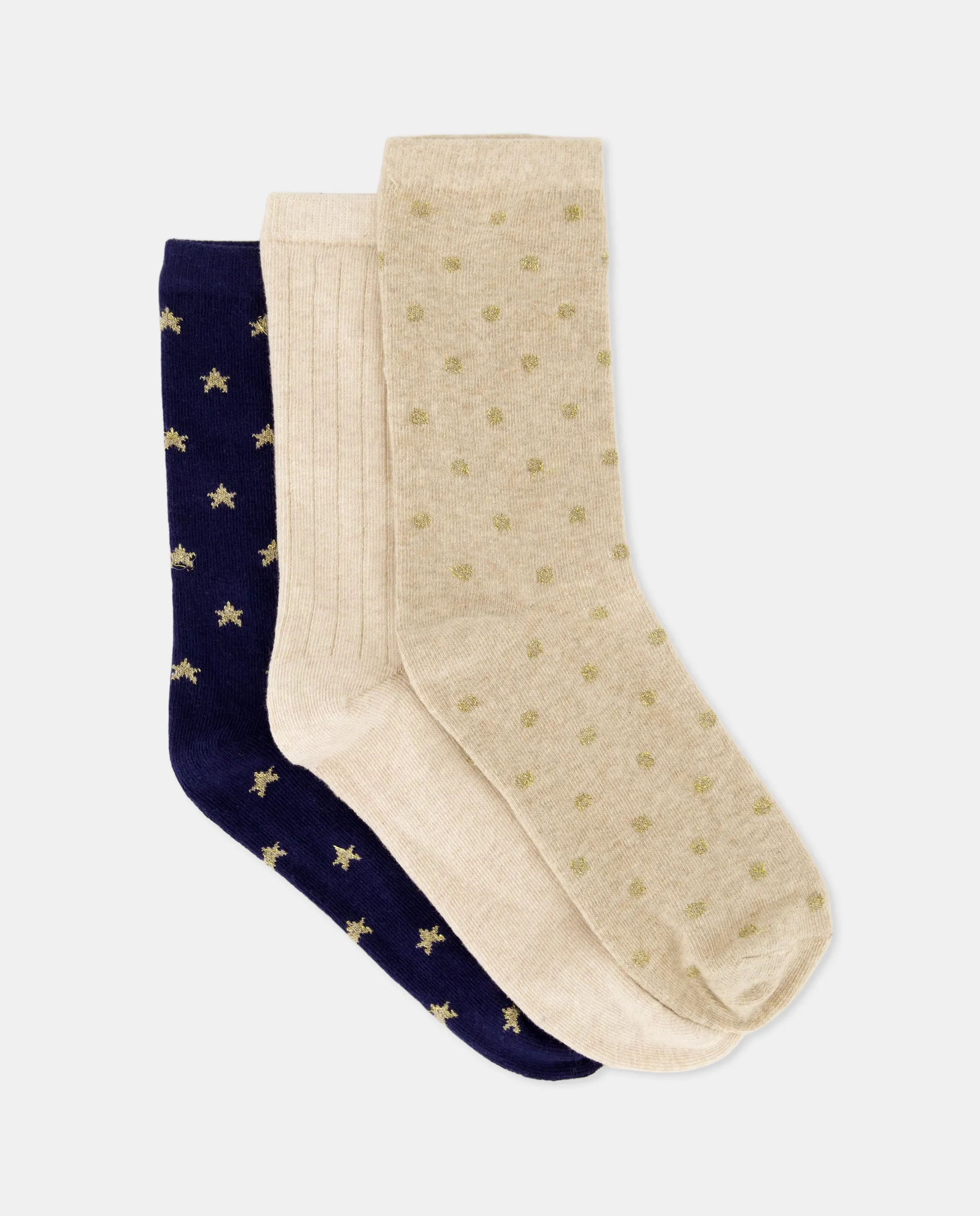 Набор из 3 носков с детским принтом Cotton Juice, темно-синий
Набор из 3 носков с детским принтом Cotton Juice, темно-синий