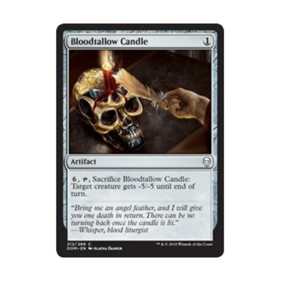 CCG Свеча Кровавого Сала (С), MTG - Dominaria
CCG Свеча Кровавого Сала (С), MTG - Dominaria