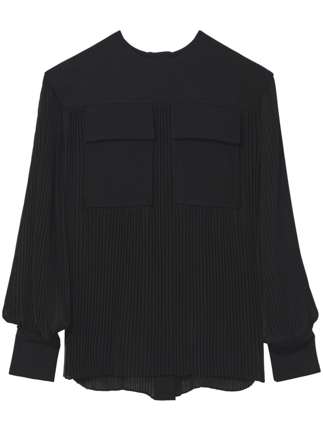 Proenza Schouler pleated long-sleeved blouse, черный 
Proenza Schouler pleated long-sleeved blouse, черный