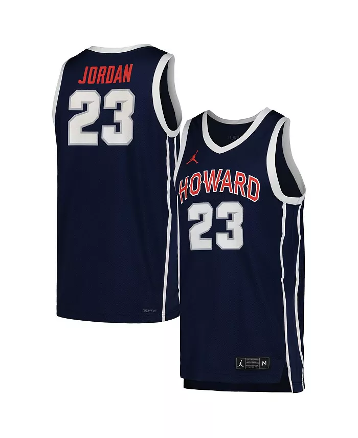 Мужская баскетбольная майка-реплика Michael Jordan Howard University Bisons, синий
Мужская баскетбольная майка-реплика Michael Jordan Howard University Bisons, синий