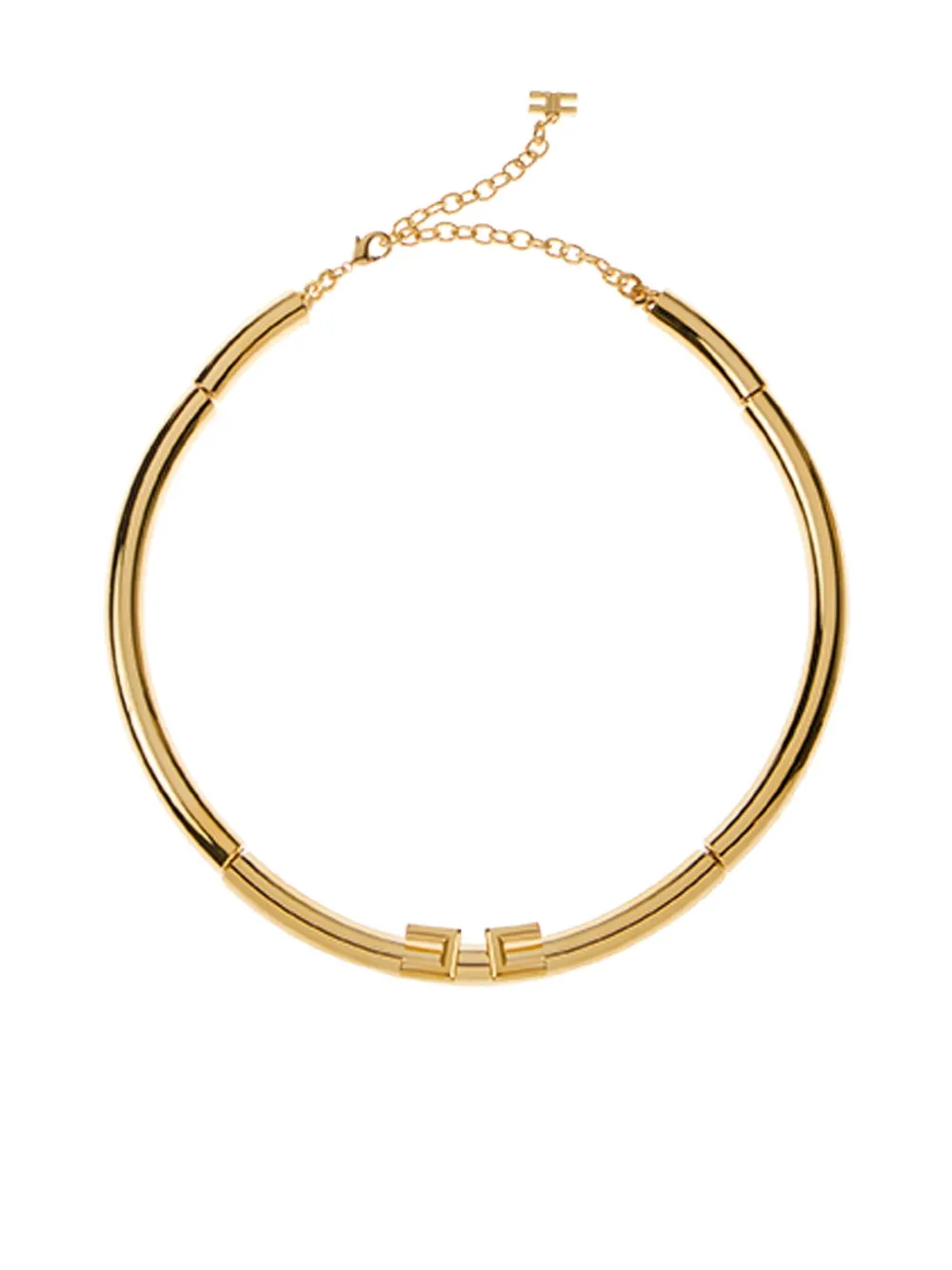 Цилиндрическое ожерелье с логотипом Elisabetta Franchi, золотой
Цилиндрическое ожерелье с логотипом Elisabetta Franchi, золотой