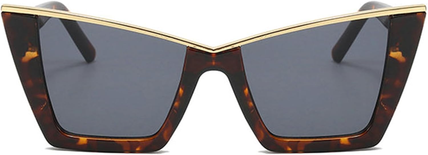 Винтажные солнцезащитные очки Willochra большого размера с квадратными заклепками для женщин, модные солнцезащитные очки «кошачий глаз» с градиентным переходом цвета, защита от ультрафиолета UV400 F27, Leopard Black
Винтажные солнцезащитные очки Willochra большого размера с квадратными заклепками для женщин, модные солнцезащитные очки «кошачий глаз» с градиентным переходом цвета, защита от ультрафиолета UV400 F27, Leopard Black