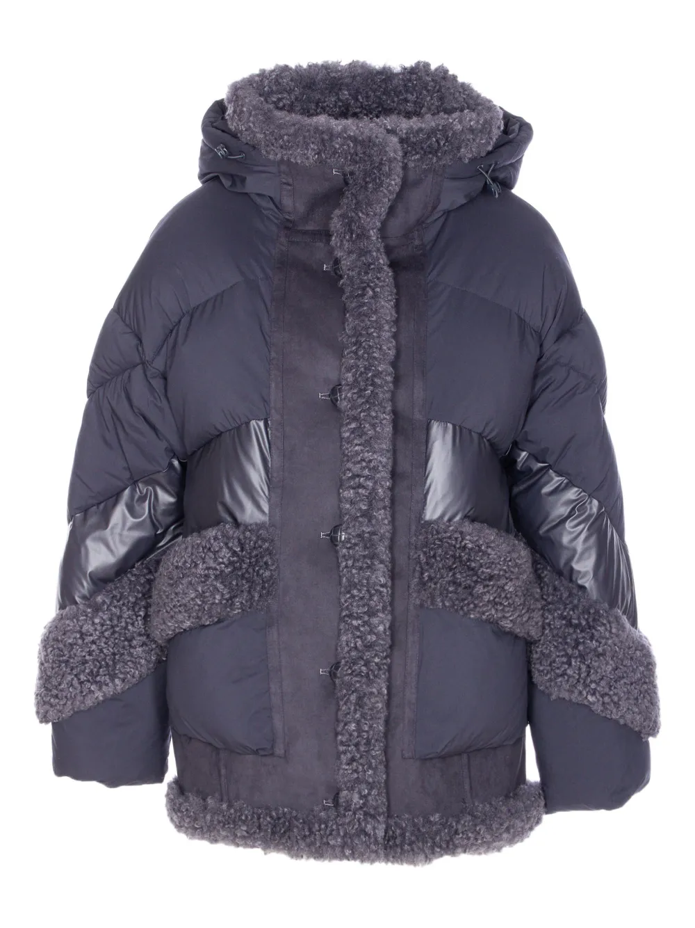 Стеганое пальто с отделкой из искусственного меха VEGANCODE, синий
Стеганое пальто с отделкой из искусственного меха VEGANCODE, синий
