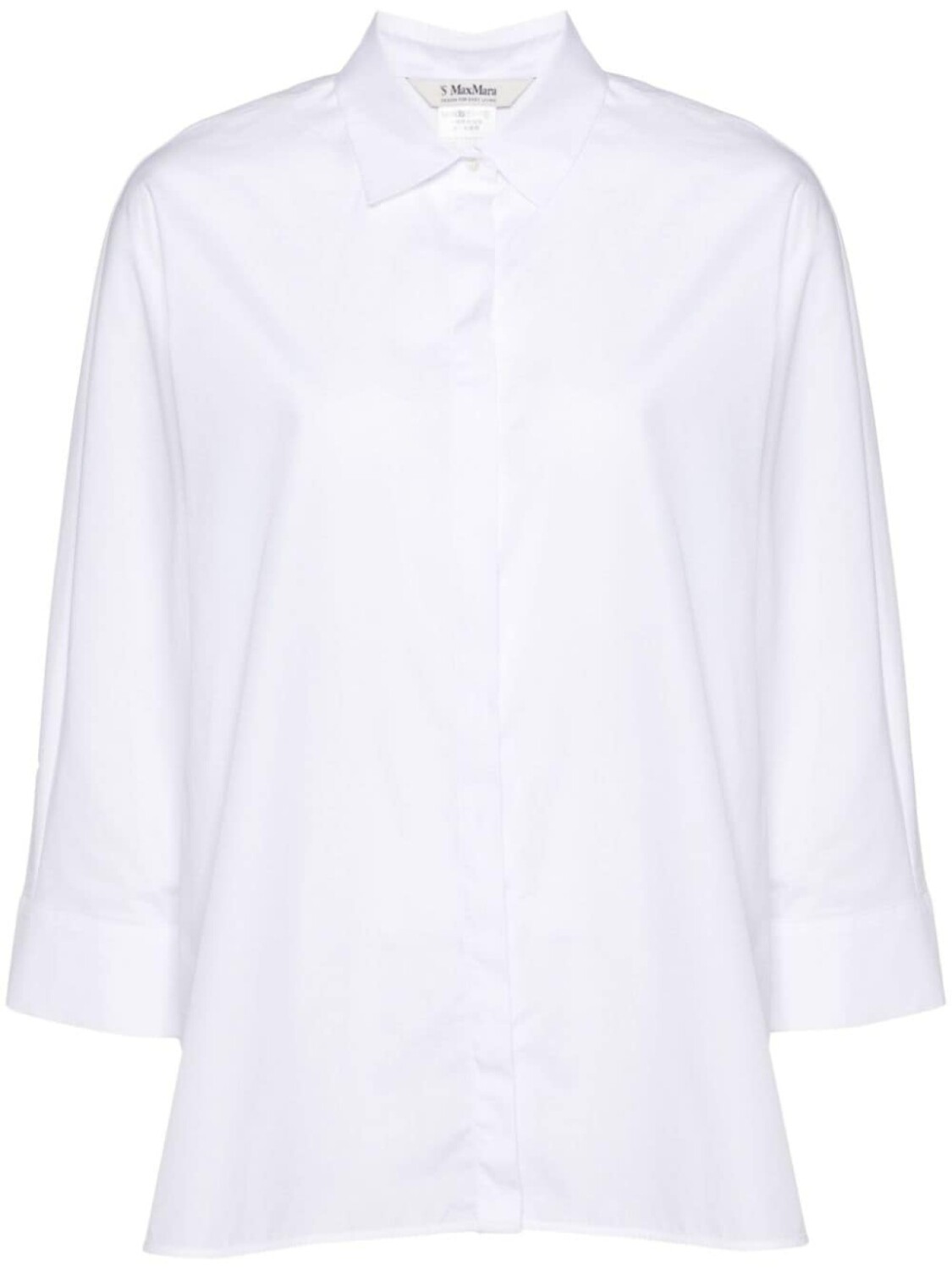 'S Max Mara рубашка из поплина Delfina, белый
'S Max Mara рубашка из поплина Delfina, белый