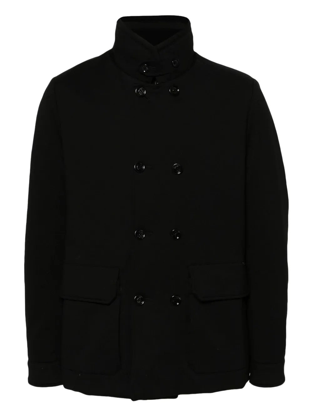 Двубортный пиджак с карманами Moorer, черный
Двубортный пиджак с карманами Moorer, черный