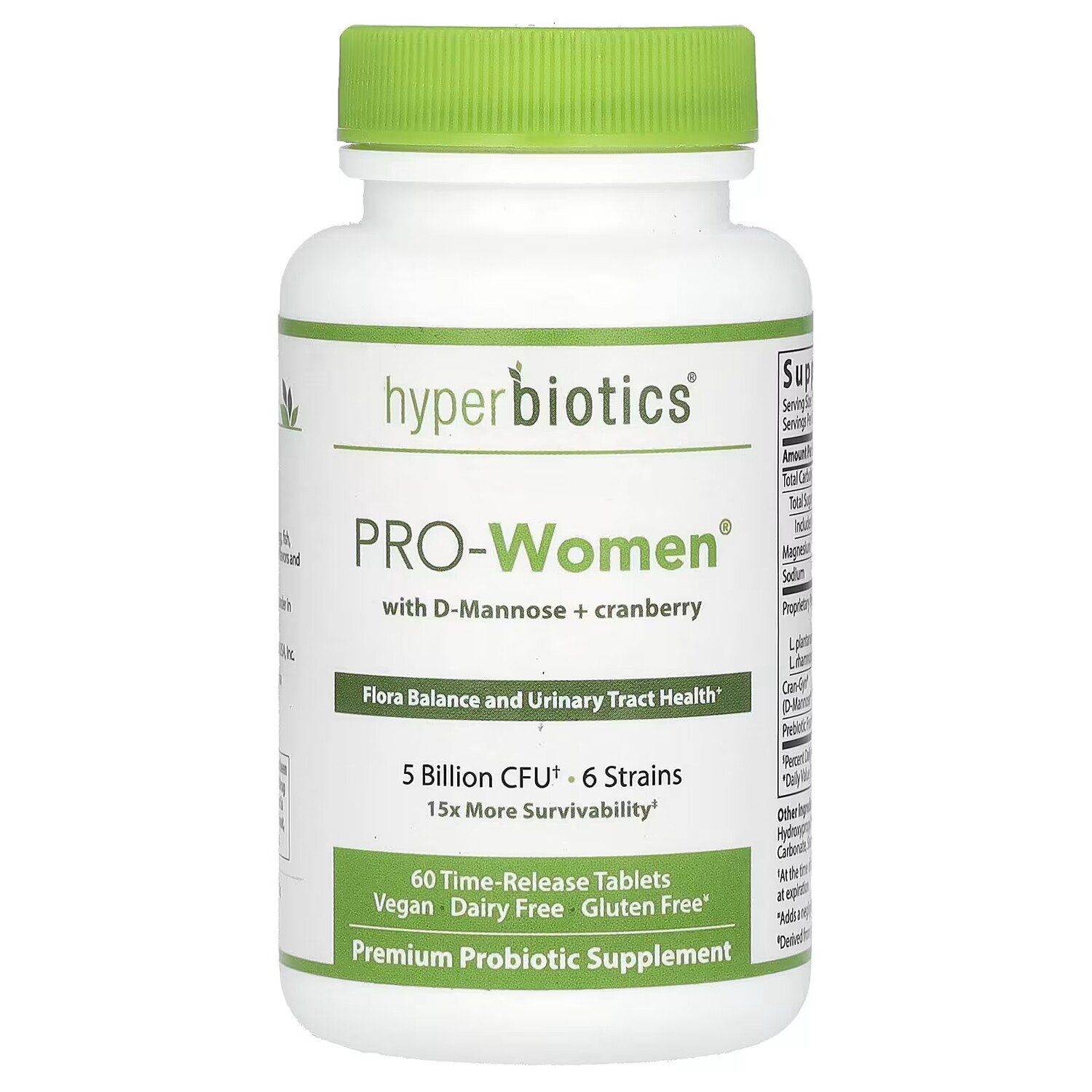 Добавка Hyperbiotics PRO-Women с D-маннозой, 60 таблеток
Добавка Hyperbiotics PRO-Women с D-маннозой, 60 таблеток