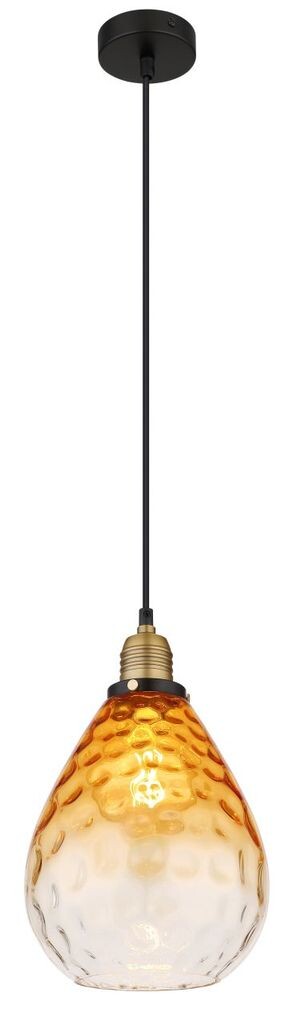 Подвесной светильник Globo Lighting металлический черный матовый, стекло янтарное, прозрачный градиент, металл цвета латуни матовый, кабель ПВХ черный, высоту можно укоротить, ø: 210 мм, В: 1200 мм, без 1x E27 60 Вт 230 В
Подвесной светильник Globo Lighting металлический черный матовый, стекло янтарное, прозрачный градиент, металл цвета латуни матовый, кабель ПВХ черный, высоту можно укоротить, ø: 210 мм, В: 1200 мм, без 1x E27 60 Вт 230 В