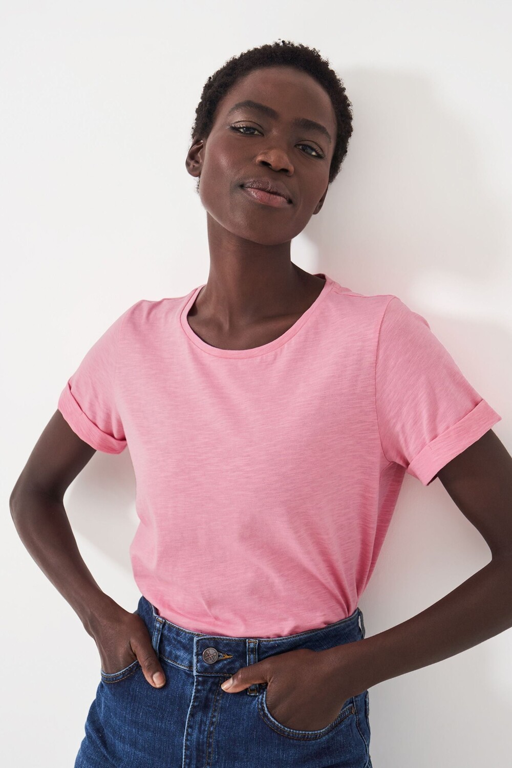 Из одежды идеальна футболка с круглым вырезом и неравномерным переплетением Crew Clothing Company, розовый
Из одежды идеальна футболка с круглым вырезом и неравномерным переплетением Crew Clothing Company, розовый