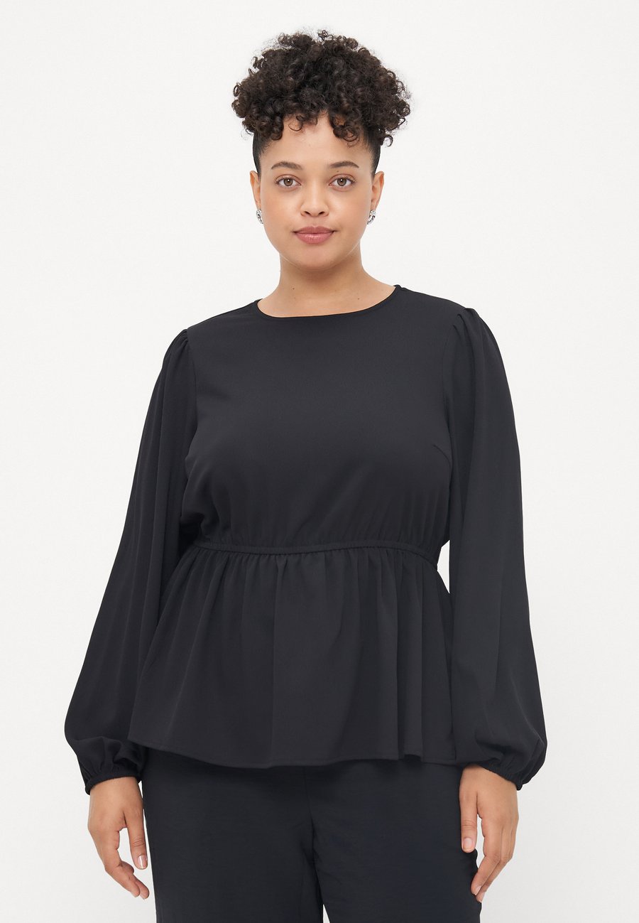 Блуза Vero Moda Curve VMLYDIA O NECK PEPLUM, Black
Блуза Vero Moda Curve VMLYDIA O NECK PEPLUM, Black