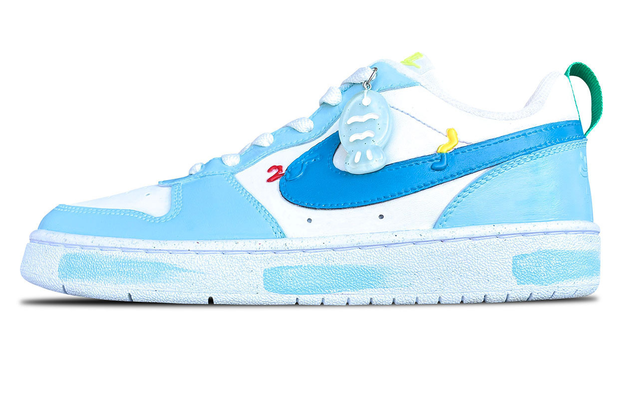 Nike Детские противоскользящие и износостойкие низкие кеды для скейтбординга Court Borough, небесно-голубые, для подростков
Nike Детские противоскользящие и износостойкие низкие кеды для скейтбординга Court Borough, небесно-голубые, для подростков