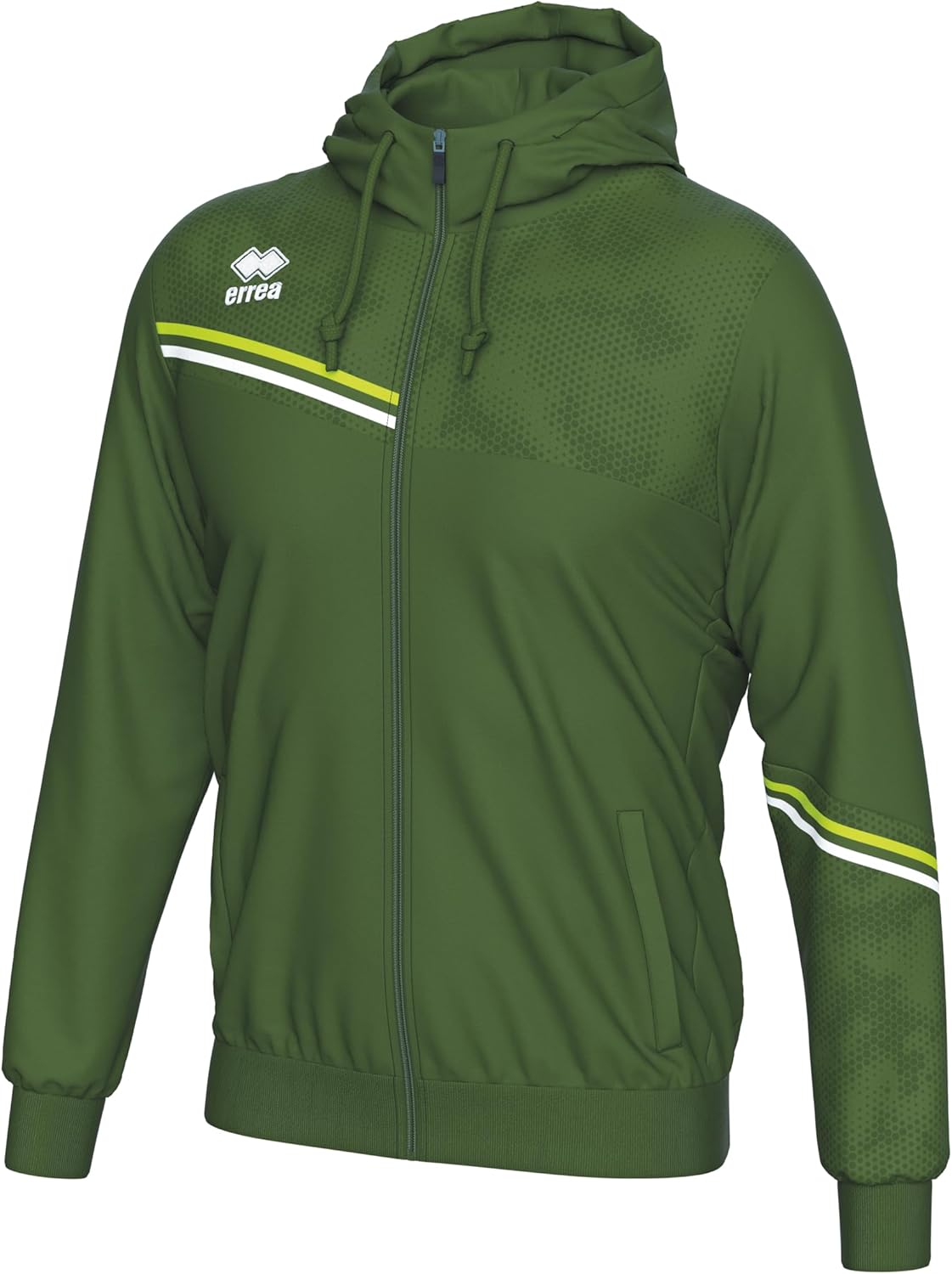 Мужская толстовка на молнии ERREA с двухрядной отделкой, боковыми карманами на молнии и антистатической функцией. Оригинальная, белый/зеленый
Мужская толстовка на молнии ERREA с двухрядной отделкой, боковыми карманами на молнии и антистатической функцией. Оригинальная, белый/зеленый