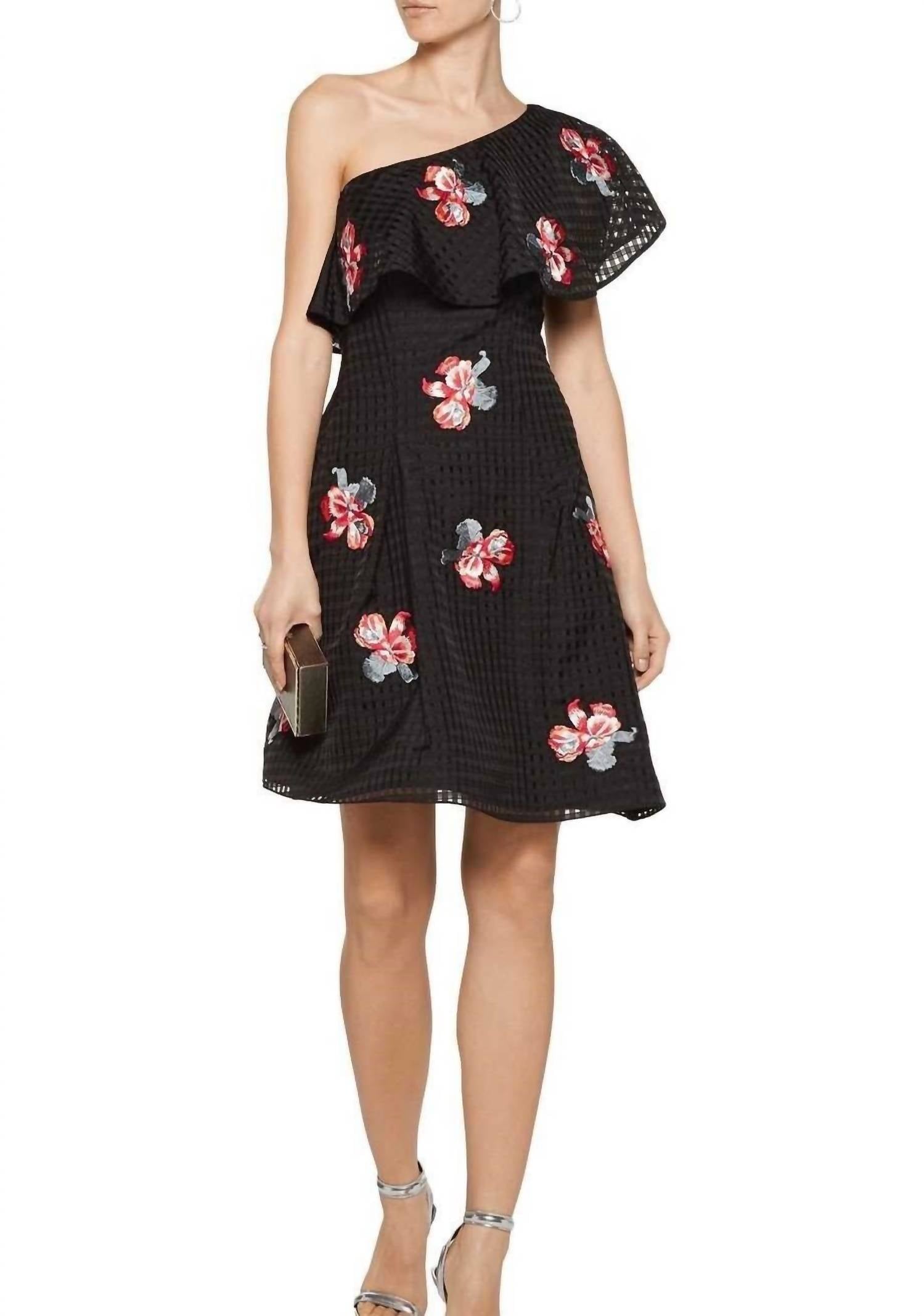 Платье на одно плечо с вышивкой Anita черного цвета SACHIN & BABI
Платье на одно плечо с вышивкой Anita черного цвета SACHIN & BABI