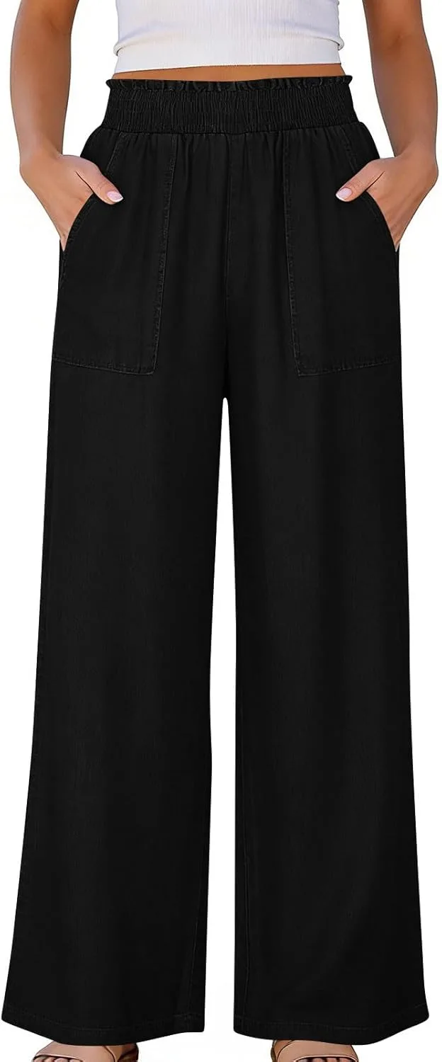 Женские джинсы wide leg с высокой талией, stretchy straight, baggy pull on с карманами Lisgai
Женские джинсы wide leg с высокой талией, stretchy straight, baggy pull on с карманами Lisgai