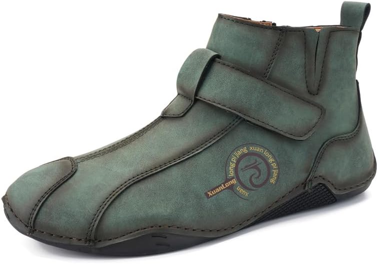 Мужские повседневные кожаные ботинки Asifn, с противоскользящей подошвой, легкие и дышащие, для вождения, походов и спорта, плоские ботинки до щиколотки, зеленый
Мужские повседневные кожаные ботинки Asifn, с противоскользящей подошвой, легкие и дышащие, для вождения, походов и спорта, плоские ботинки до щиколотки, зеленый