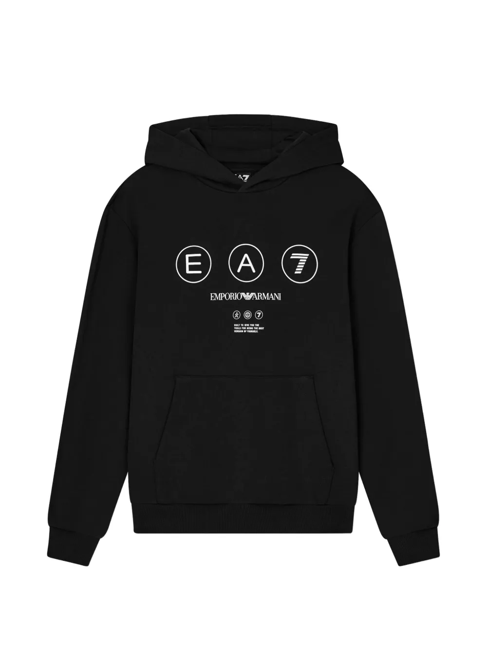 Худи с логотипом Ea7 Emporio Armani, черный
Худи с логотипом Ea7 Emporio Armani, черный