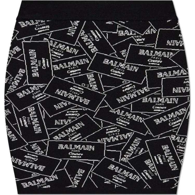 Мини-юбка с логотипом BALMAIN, черный
Мини-юбка с логотипом BALMAIN, черный