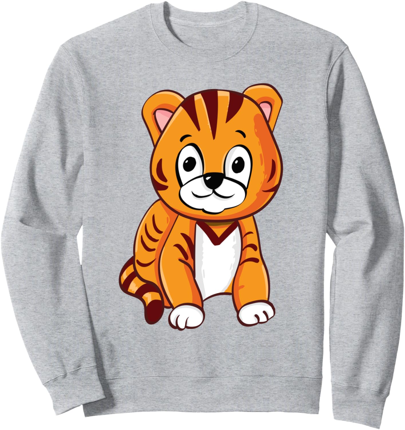 Толстовка с мультяшным изображением тигренка Fashion Tees, серый
Толстовка с мультяшным изображением тигренка Fashion Tees, серый