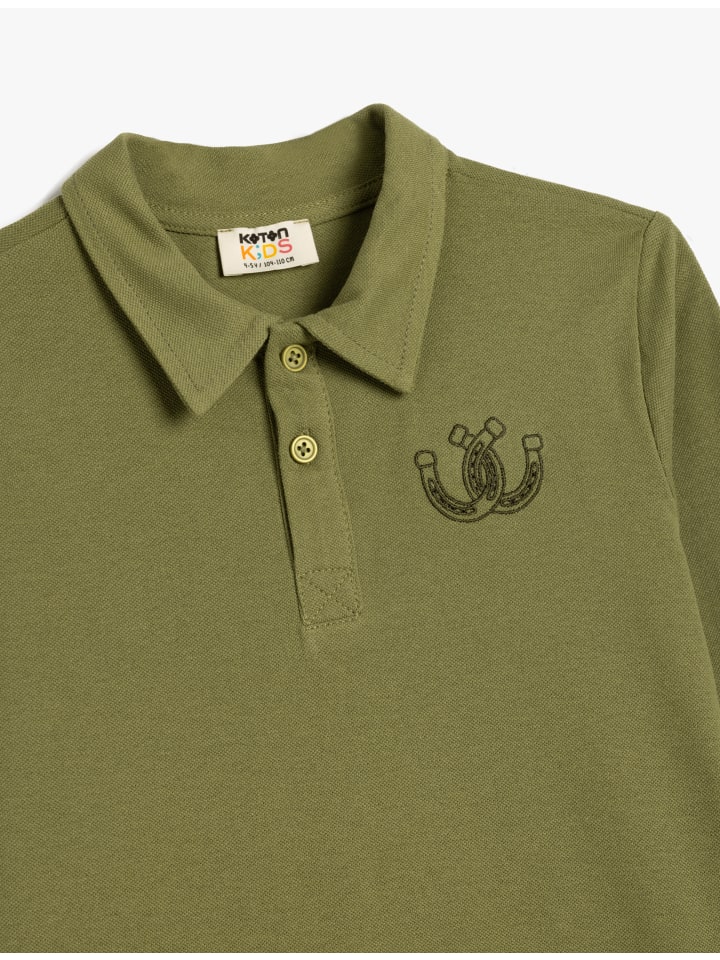 Футболка цвета хаки KOTON
Футболка цвета хаки KOTON