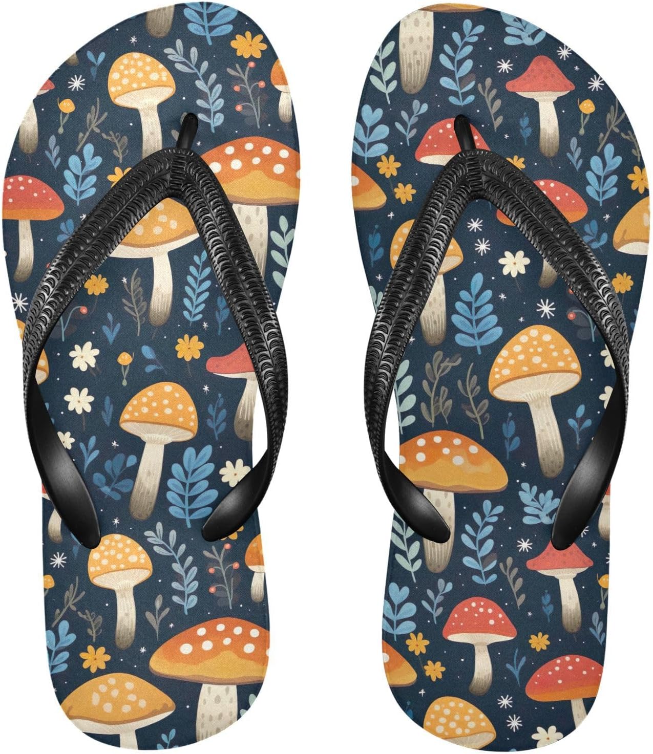Женские и мужские шлепанцы SPRIPORT Mushrooms Black Slim с удобной подошвой, амортизирующие тви-сланцы с нескользящей резиновой подошвой, для ванной, душа, лета, пляжа и прогулок, Multicoloured
Женские и мужские шлепанцы SPRIPORT Mushrooms Black Slim с удобной подошвой, амортизирующие тви-сланцы с нескользящей резиновой подошвой, для ванной, душа, лета, пляжа и прогулок, Multicoloured