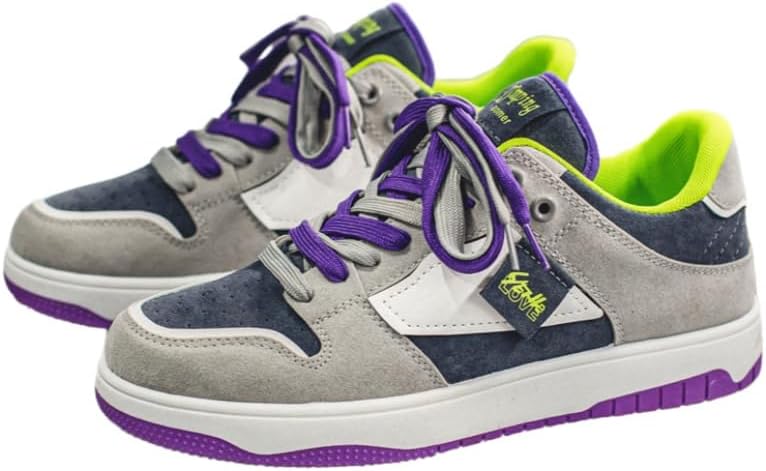 Мужские ретро-кэжуал спортивные кроссовки - легкие, мягкие и приятные к телу внутри, противоскользящие и прочные, молодежные и энергичные, для прогулок Clolinde, фиолетовый/серый
Мужские ретро-кэжуал спортивные кроссовки - легкие, мягкие и приятные к телу внутри, противоскользящие и прочные, молодежные и энергичные, для прогулок Clolinde, фиолетовый/серый