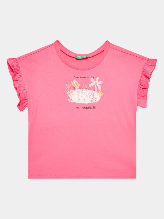 Футболка стандартного кроя United Colors Of Benetton, розовый
Футболка стандартного кроя United Colors Of Benetton, розовый