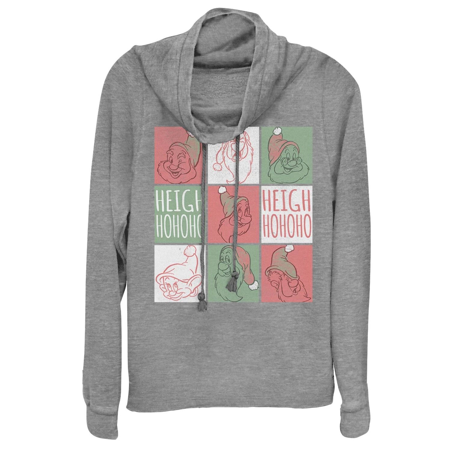 Рождественский пуловер с воротником-хомутом «Белоснежка и семь гномов» Диснея «Heigh Ho Ho Ho» Licensed Character 
Рождественский пуловер с воротником-хомутом «Белоснежка и семь гномов» Диснея «Heigh Ho Ho Ho» Licensed Character