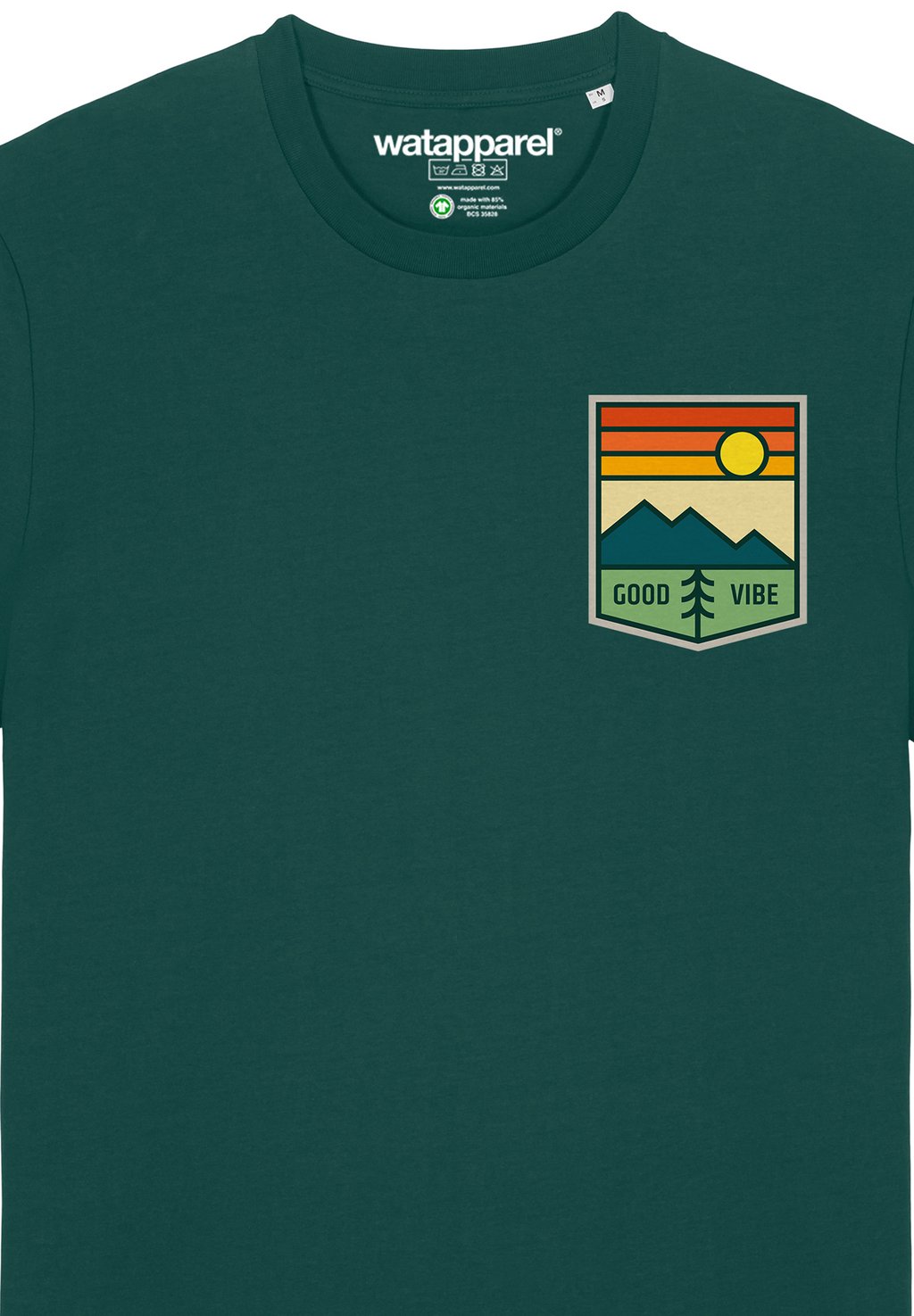 Футболка с принтом GOOD VIBE watapparel, темно-зеленый
Футболка с принтом GOOD VIBE watapparel, темно-зеленый