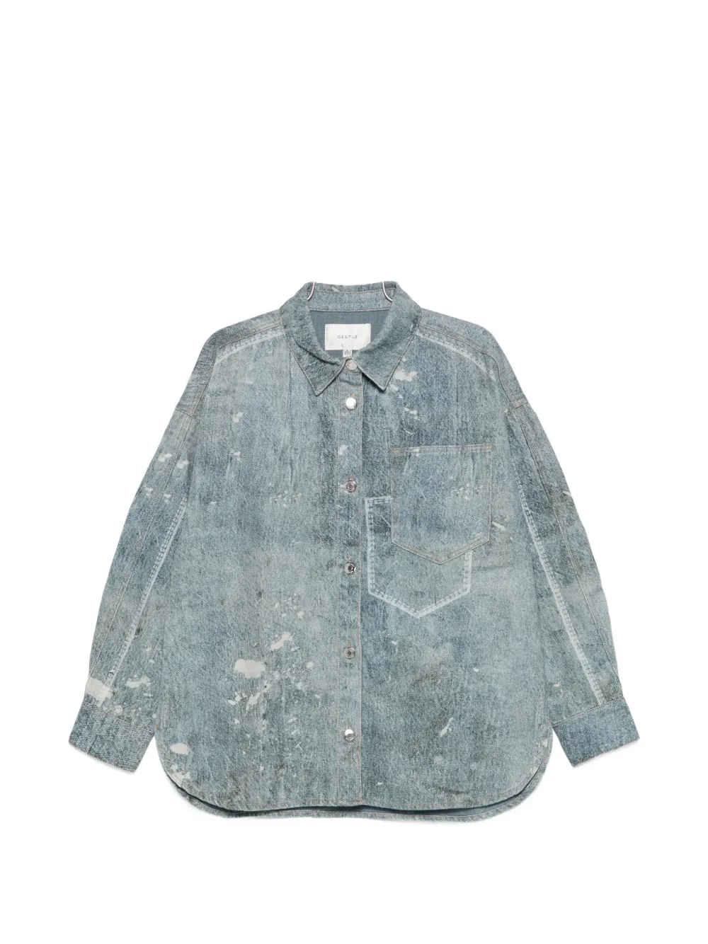 Рубашка с принтом и нагрудным карманом Gestuz, синий
Рубашка с принтом и нагрудным карманом Gestuz, синий