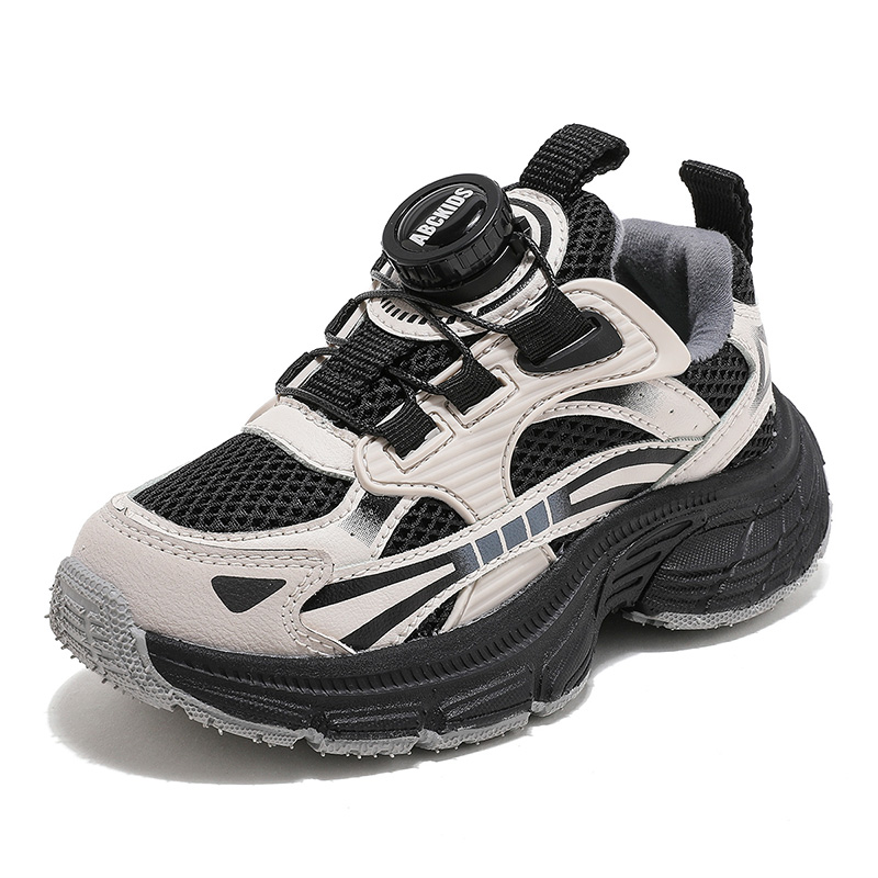 ABC KIDS Детские кроссовки с амортизацией, износостойкие, бежево-черные, для повседневной носки
ABC KIDS Детские кроссовки с амортизацией, износостойкие, бежево-черные, для повседневной носки