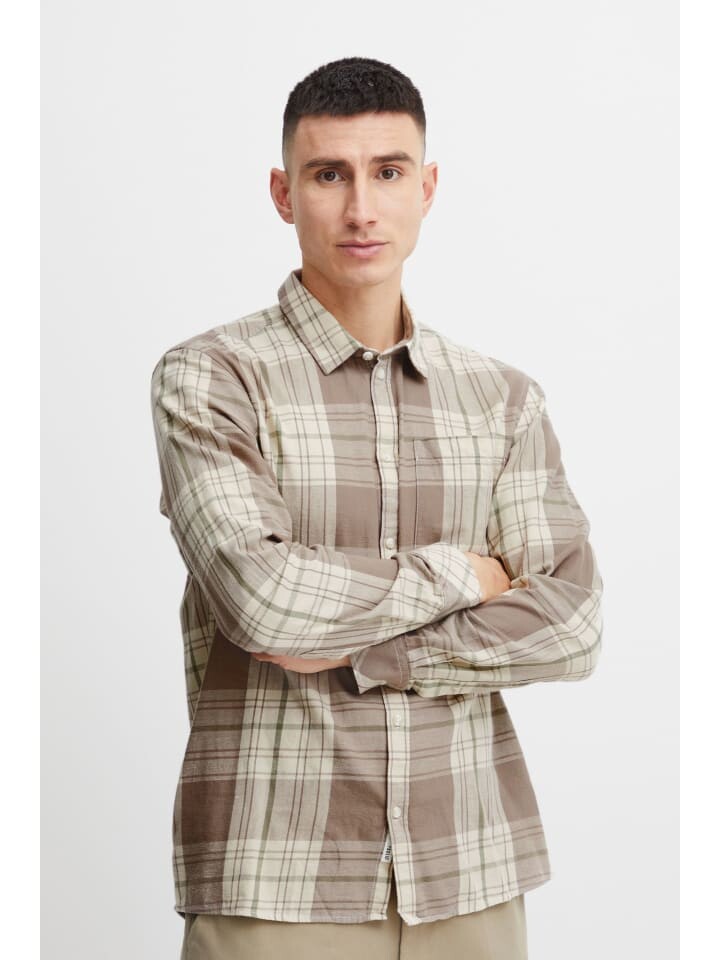 Рубашка с длинным рукавом !SOLID, бежевый 
Рубашка с длинным рукавом !SOLID, бежевый