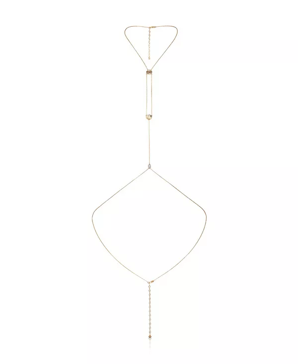 Изящная цепочка для тела-ракушки Ettika, gold
Изящная цепочка для тела-ракушки Ettika, gold