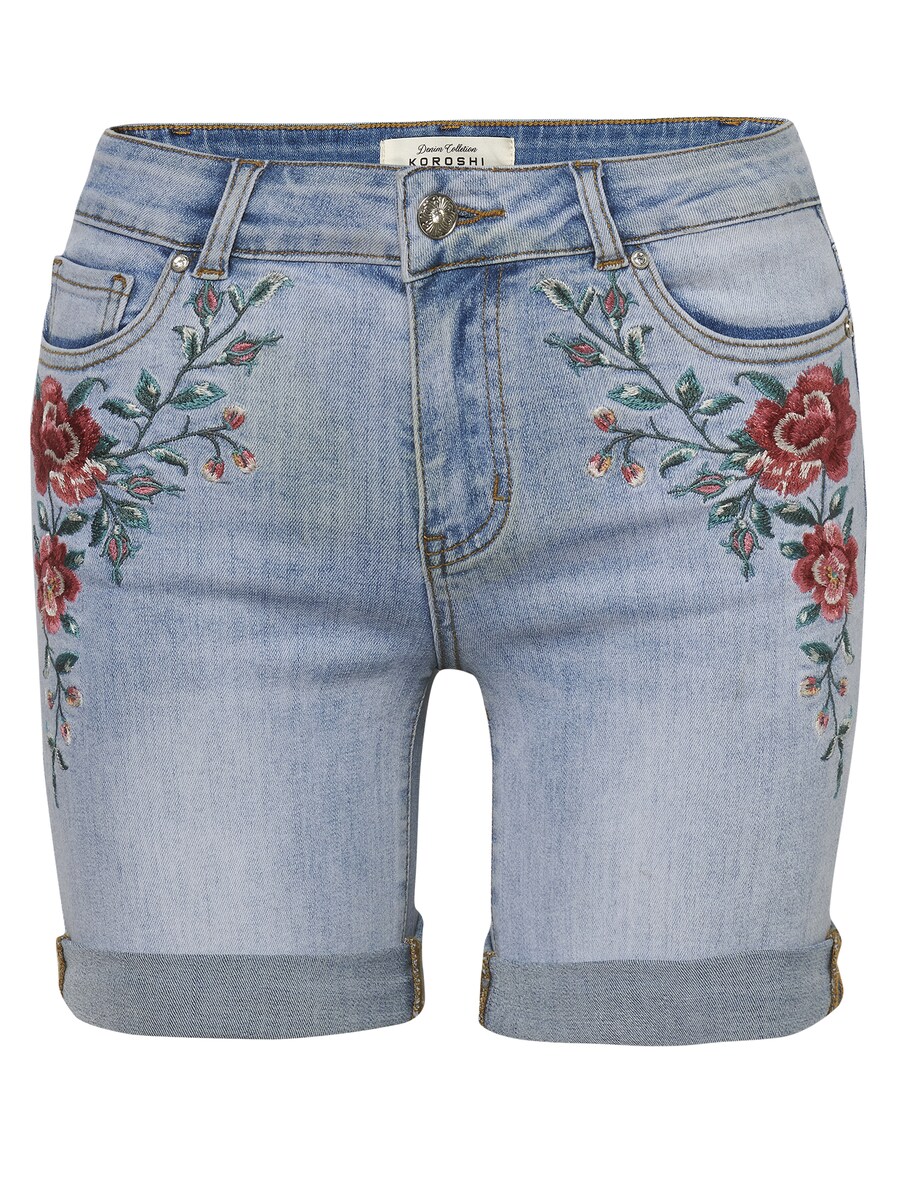 Джинсовые шорты KOROSHI Regular Jeans, светло-синий
Джинсовые шорты KOROSHI Regular Jeans, светло-синий