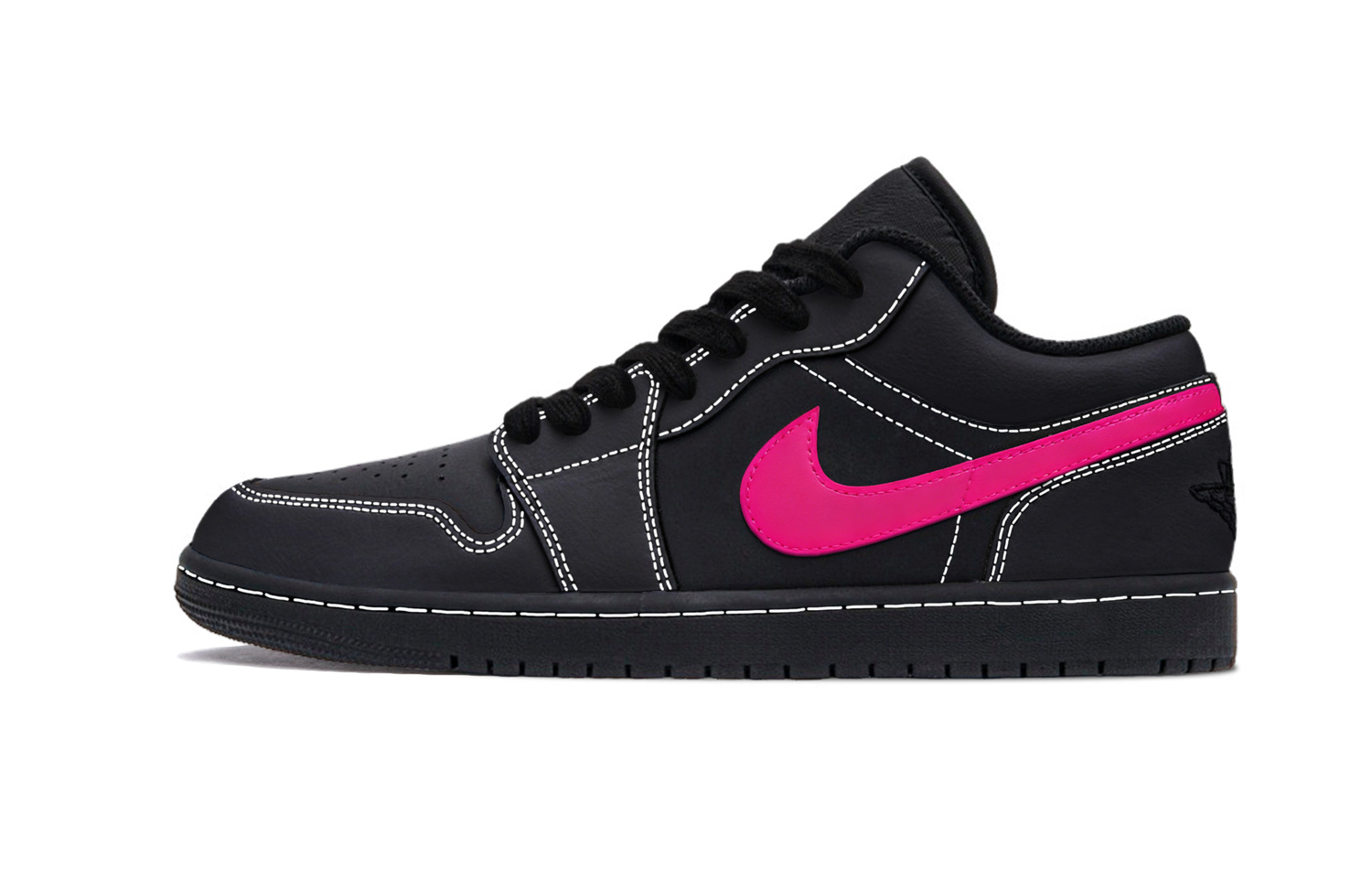 Jordan Air 1 Black Rose AJ Cushioning, Wear Resistant Low top Vintage Basketball Shoes Men's Black Pink
Jordan Air 1 Black Rose AJ Cushioning, Wear Resistant Low top Vintage Basketball Shoes Men's Black Pink