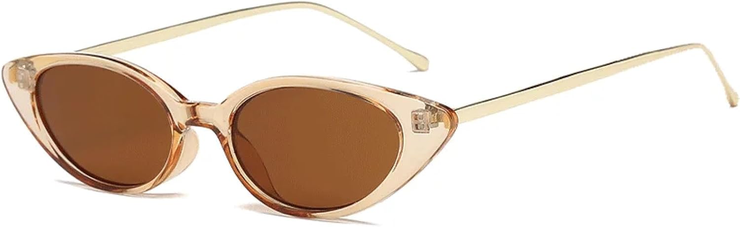 Солнцезащитные очки «кошачий глаз» для женщин, маленькие, женские солнцезащитные очки, зеленые очки с леопардовым принтом, защита от УФ-излучения UV400 DSVIGF, Trans Tea
Солнцезащитные очки «кошачий глаз» для женщин, маленькие, женские солнцезащитные очки, зеленые очки с леопардовым принтом, защита от УФ-излучения UV400 DSVIGF, Trans Tea