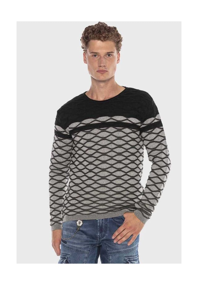 Свитер Cipo & Baxx, серый
Свитер Cipo & Baxx, серый