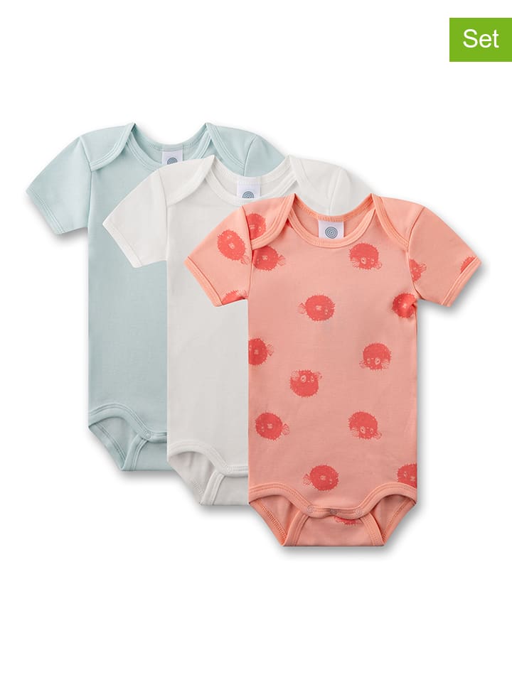 Sanetta Комплект из 3 боди бирюзового/белого/красного цвета
Sanetta Комплект из 3 боди бирюзового/белого/красного цвета