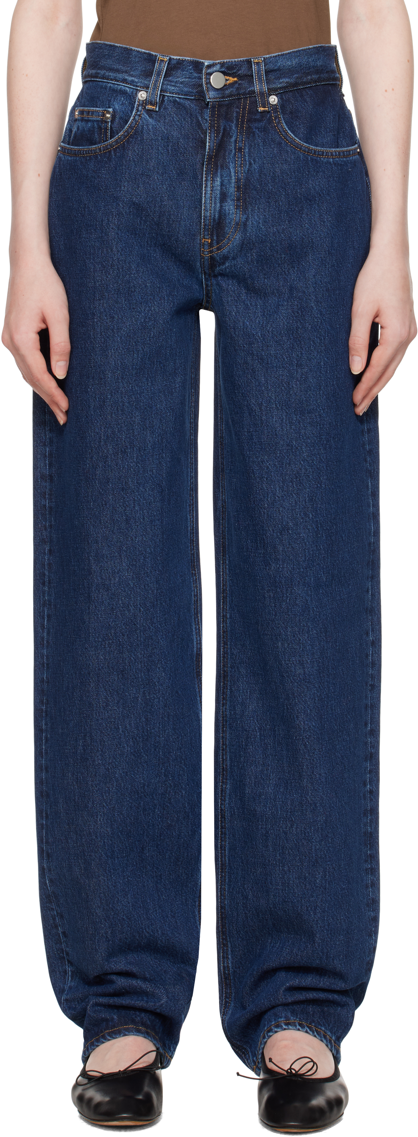 Синие джинсы Samur Loulou Studio, Washed blue
Синие джинсы Samur Loulou Studio, Washed blue