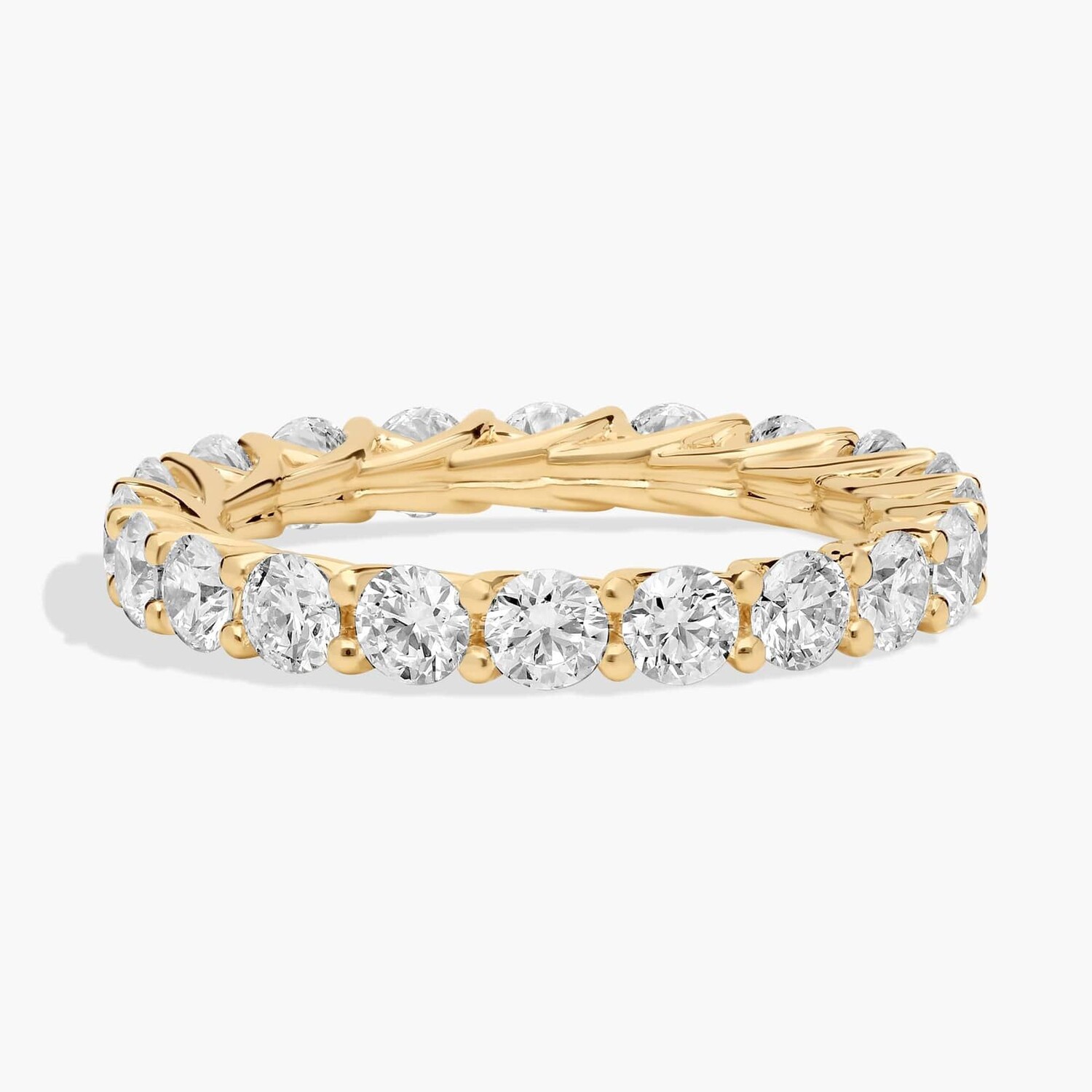 Кольцо Trellis Diamond Eternity из 14-каратного желтого золота (2 карата Tw. - HI / SI1-SI2) Blue Nile
Кольцо Trellis Diamond Eternity из 14-каратного желтого золота (2 карата Tw. - HI / SI1-SI2) Blue Nile