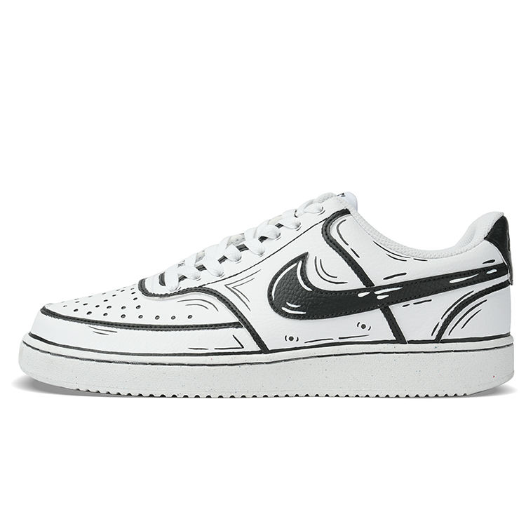 Кроссовки для скейтбординга Nike Court Vision 1 противоскользящие износостойкие мужские низкие черно-белые
Кроссовки для скейтбординга Nike Court Vision 1 противоскользящие износостойкие мужские низкие черно-белые