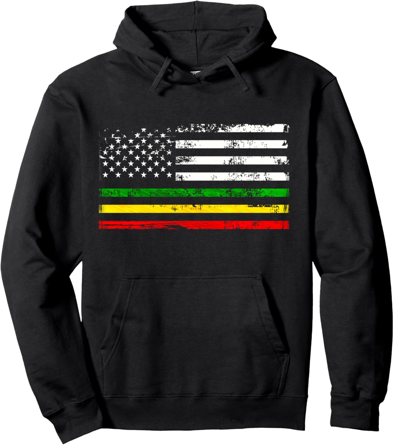 Дизайн с изображением флага афроамериканцев. Подарок для любителей Африки: худи в стиле раста-регги Rastafari Rasta Reggae Designs, черный
Дизайн с изображением флага афроамериканцев. Подарок для любителей Африки: худи в стиле раста-регги Rastafari Rasta Reggae Designs, черный