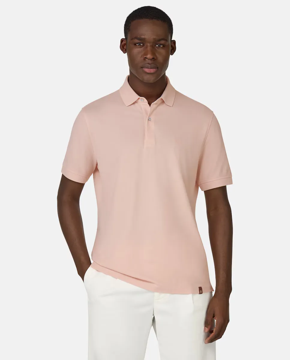 Хлопковый пике-поло для мужчин Boggi Milano, розовый
Хлопковый пике-поло для мужчин Boggi Milano, розовый