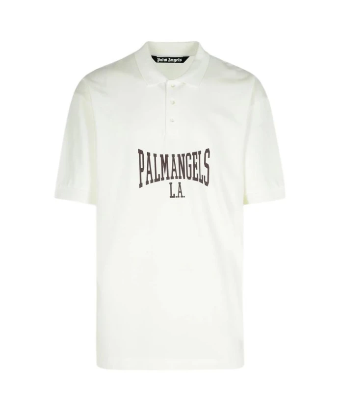 Поло с логотипом колледжа Palm Angels, белый
Поло с логотипом колледжа Palm Angels, белый