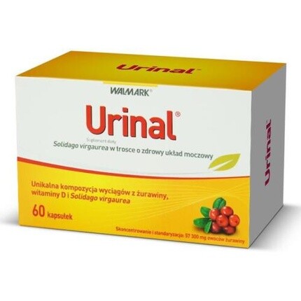 Urinal 60 капсул с клюквой при интимных инфекциях и проблемах мочевыводящих путей Walmark
Urinal 60 капсул с клюквой при интимных инфекциях и проблемах мочевыводящих путей Walmark