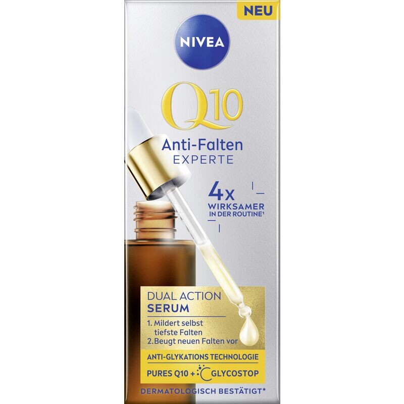 Face Q10 Экспертная сыворотка против морщин двойного действия NIVEA, 30 ml 
Face Q10 Экспертная сыворотка против морщин двойного действия NIVEA, 30 ml