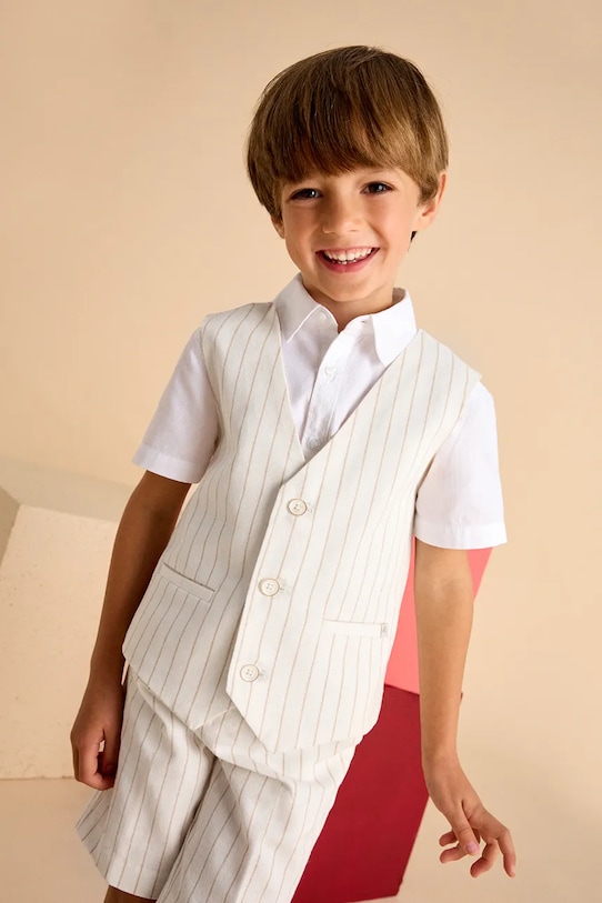 Детская льняная жилетка Mayoral, бежевый
Детская льняная жилетка Mayoral, бежевый