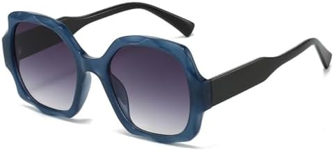 Большие квадратные солнцезащитные очки для женщин, модные солнцезащитные очки конфетных цветов, популярные женские очки с защитой от УФ-излучения UV400, унисекс MTZJH, Clearblue-gray
Большие квадратные солнцезащитные очки для женщин, модные солнцезащитные очки конфетных цветов, популярные женские очки с защитой от УФ-излучения UV400, унисекс MTZJH, Clearblue-gray