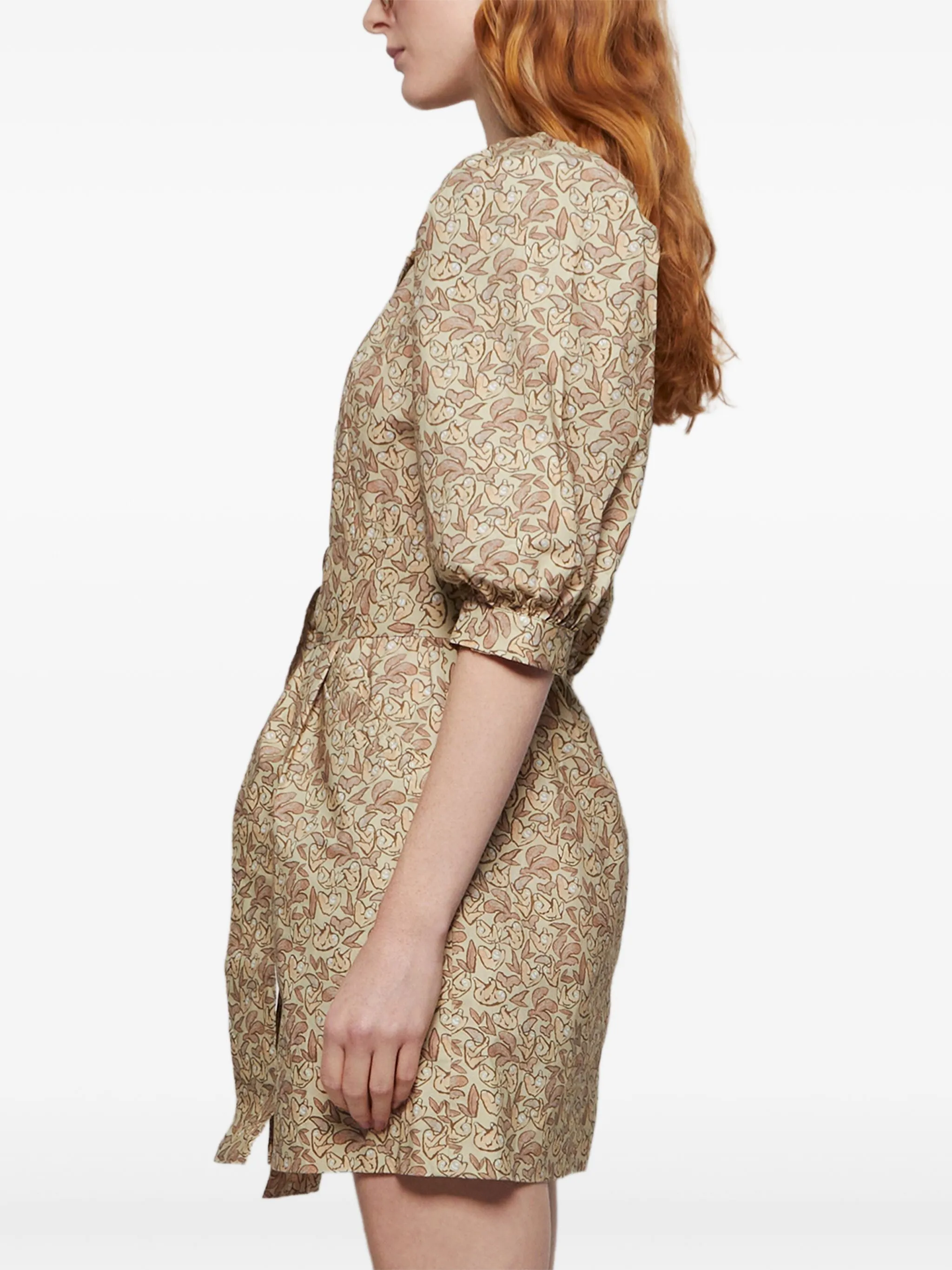 Платье Casitas с пышными рукавами и поясом Lhd, бежевый
Платье Casitas с пышными рукавами и поясом Lhd, бежевый